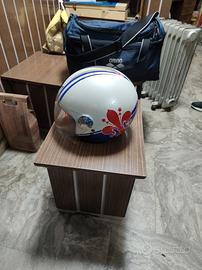 casco moto della fiorentina 