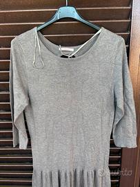 Vestito In Maglia Camaïeu Grigio Tg 42