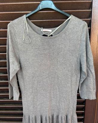 Vestito In Maglia Camaïeu Grigio Tg 42