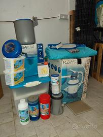 Bestway Piscina + Motore a sabbia + accessori 