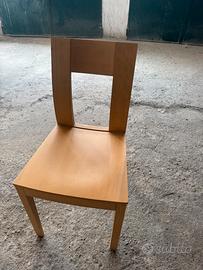 Set sedie in legno di faggio