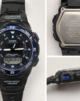 Casio SGW-500H-2BVER – Bussola, Termometro, World