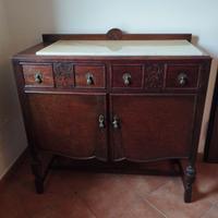 Piccola madia anni 30 inglese rovere