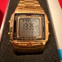 Orologio CASIO DATA BANK DB-360GN-9A Acciaio Gold