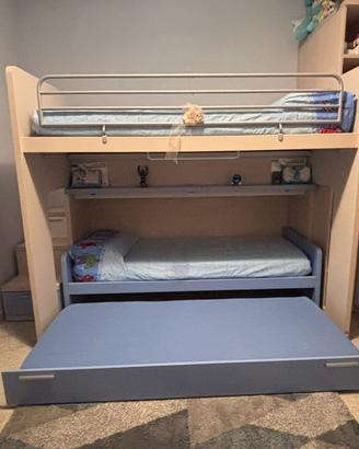 Letto a castello Luna scorrevole Doimo CityLine