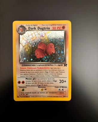 Carta Pokemon - Dark Dugtrio 6/82 Holo Rare ITA