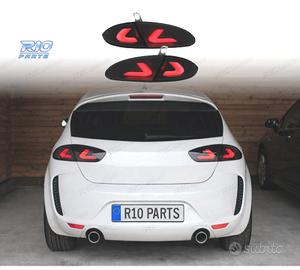 FANALI SEAT LEON 2 05-09 CARDNA FULL LED FUMÉ