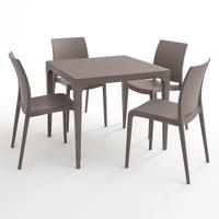 tavoli e sedie esterno ristorante bar set contract