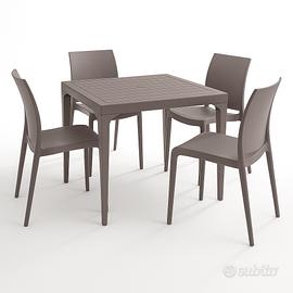 tavoli e sedie esterno ristorante bar set contract