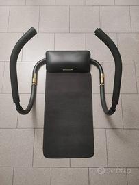 Tappetino con manubri per addominali