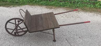 Carriola con ruota ferro anni 40