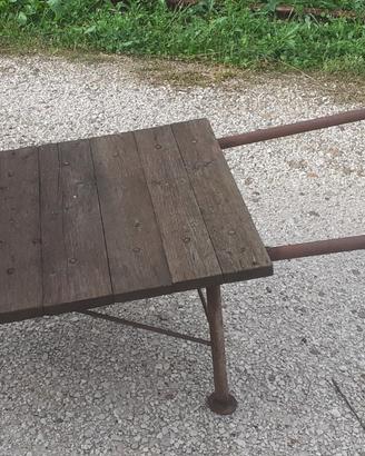 Carriola con ruota ferro anni 40