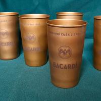 6 Bicch. BACARDI Rum Cuba Libre Nuovi 