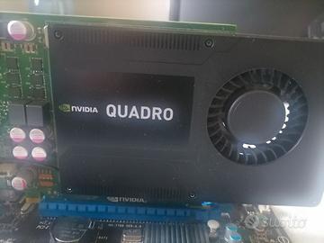 Scheda video Nvidia Quadro k2000d 2 GB