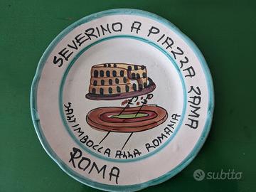 Piatto Severino a Piazza Zama - Roma 1985