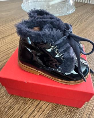 Scarpe vernice blu clarys 20