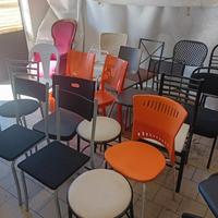 stok di 21 sedie vari modelli come foto 