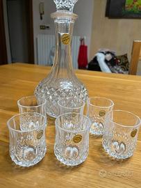Set Decanter Cristal d'Arques 24% Cristallo