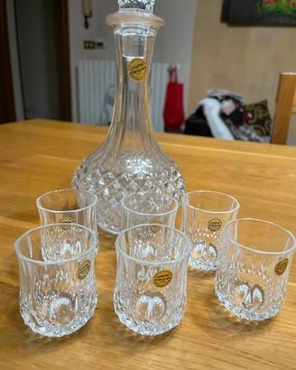 Set Decanter Cristal d'Arques 24% Cristallo