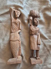 Statue africane in legno