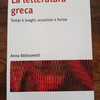 "La letteratura greca" di Anna Beltrametti 