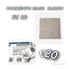 Pavimento 20x20 blocco 60 PZ 