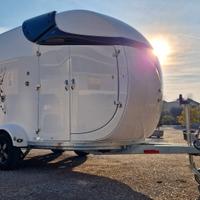 Trailer van trasporto cavalli in vetroresina