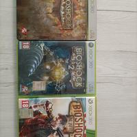 Xbox 360 BioShock 1 steelbook 2 3 