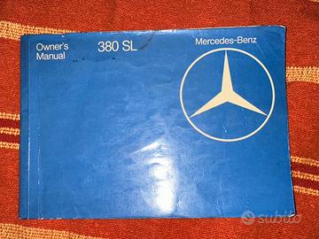 LIBRETTO USO E MANUTENZIONE MERCEDES R107 SL 380