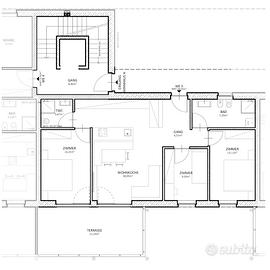 Quadrilocale con terrazza a Barbiano
