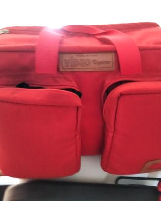 Borsa vintage videocamera professionale imbottita