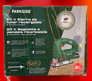 Parkside seghetto a pendolo ricaricabile batteria