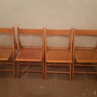 Sedie pieghevoli paglia di Vienna