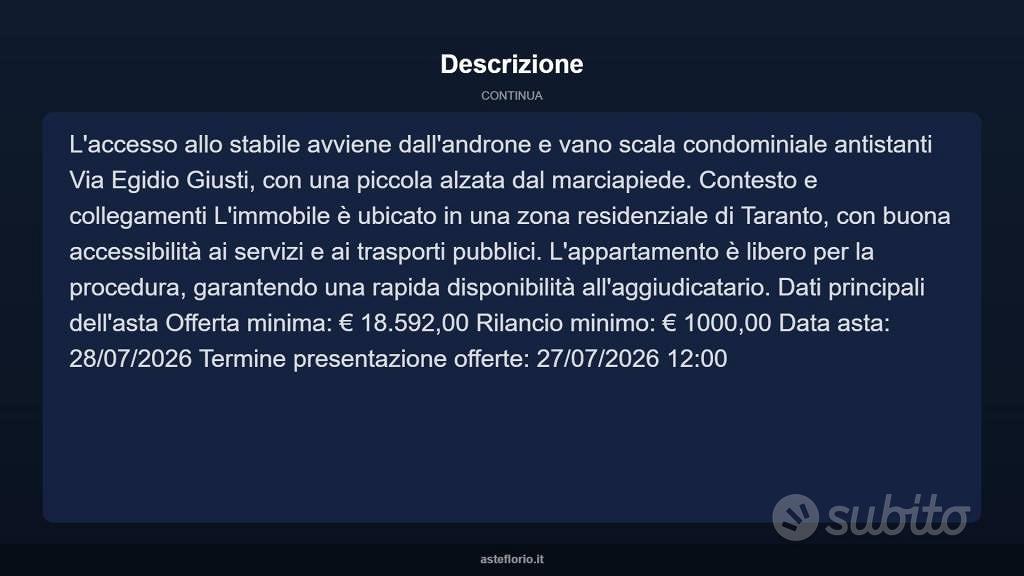 Appartamento – Taranto - Vista 5