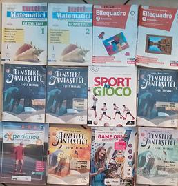 libri scuola media ( prima -seconda e terza)