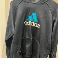 Felpa Adidas blu taglia XL