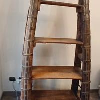 libreria in teak indiano