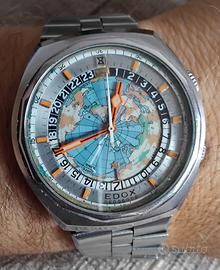 Edox Geoscope ore del Mondo  anni 70