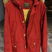 Parka Woolrich rosso taglia 14 anni unisex