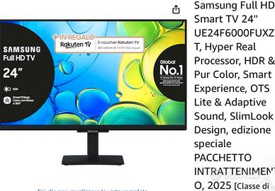 TV Samsung TV 24" Full HD - Nuova