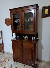 Vetrina credenza mobile in legno