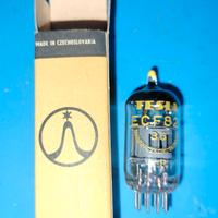 Tubo a vuoto, 3 valvole ECF82 TESLA NOS