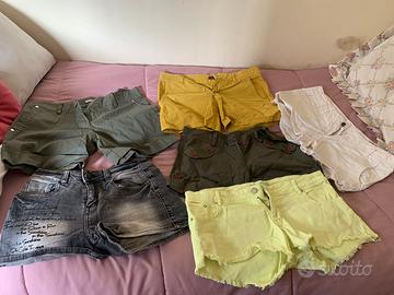 Lotto pantaloncini donna