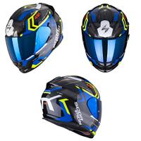 Casco integrale moto scorpion exo 491 spin lucido