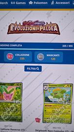 Masterset Pokemon evoluzioni a Paldea
