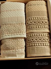 Set 4 asciugamani Laura Biagiotti 100% cotone