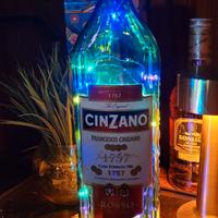 Bar Home Decor Led Cinzano-Italia Bottle e Fairy L