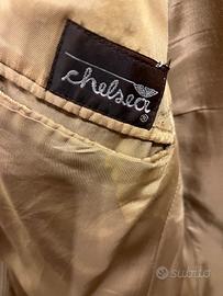 Giacca in velluto colore beige