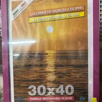 CORNICE PORTAFOTO 30x40 RIGATA VIOLA