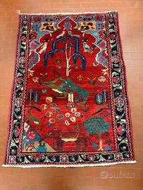 Tappeto persiano annodato a mano 200 x 140 cm